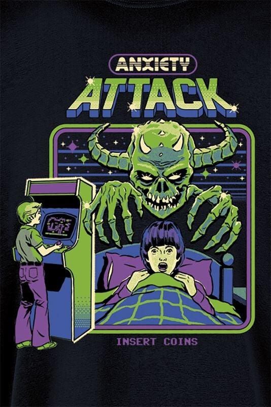 Gothicana By Emp "Anxiety Attack" T-Shirt Black By Steven Rhodes
