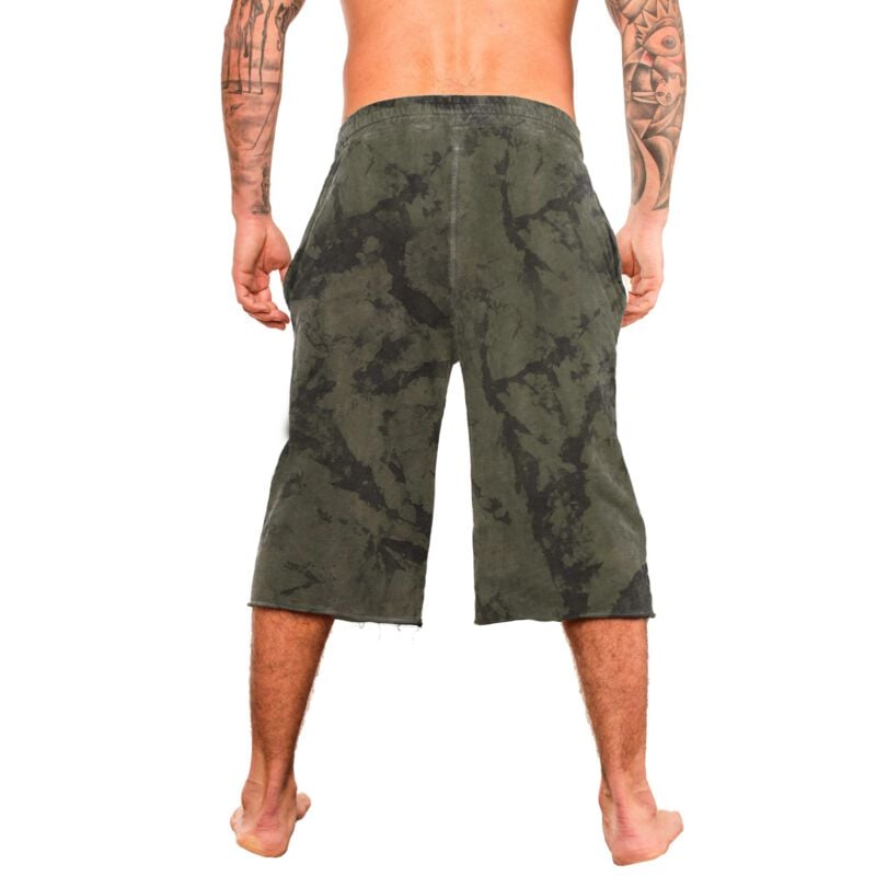Gothicana By Emp "Apocalypse Men's Long Shorts" Shorts Khaki By Alchemy England