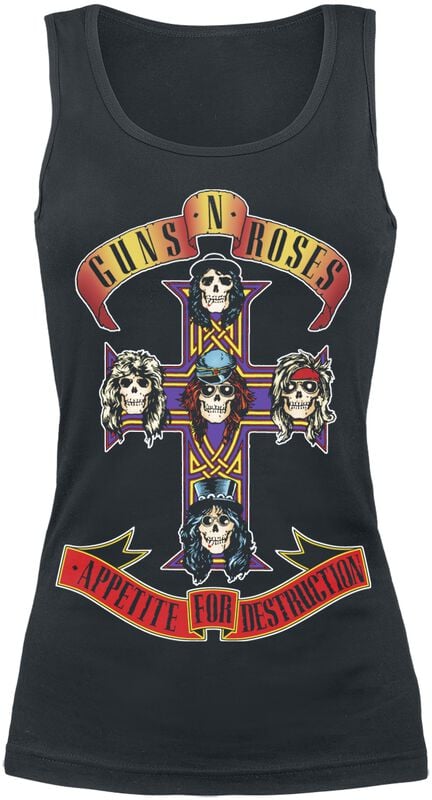 gothicana by emp "Appetite For Destruction" Top black by Guns N' Roses