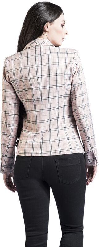 Gothicana By Emp "Aredhel Blazer" Blazer Light Pink By H&R London
