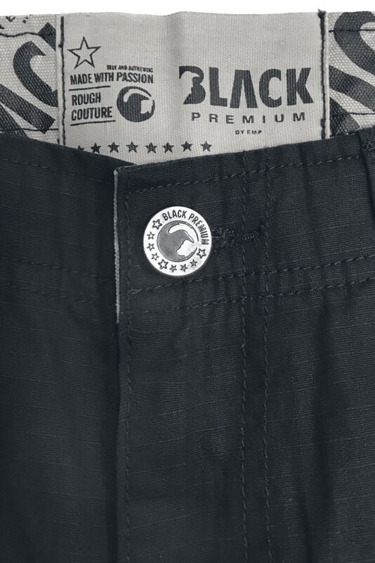 Gothicana By Emp "Army Vintage Shorts" Shorts Black By Black Premium By EMP