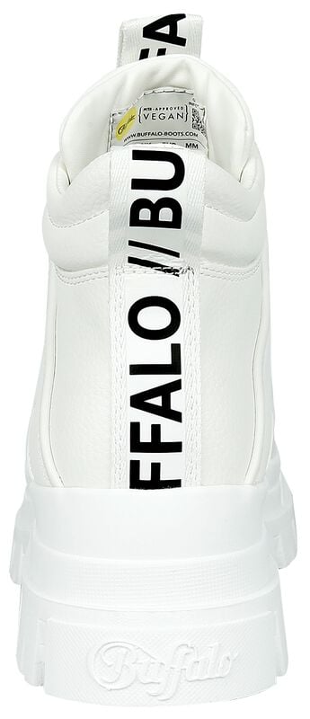 Gothicana By Emp "Aspha NC Mid Vegan Nappa" Sneakers High White By Buffalo