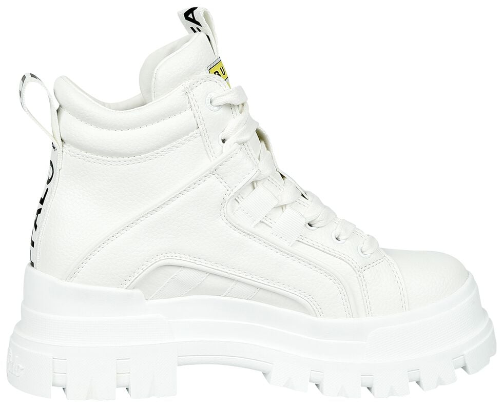 Gothicana By Emp "Aspha NC Mid Vegan Nappa" Sneakers High White By Buffalo