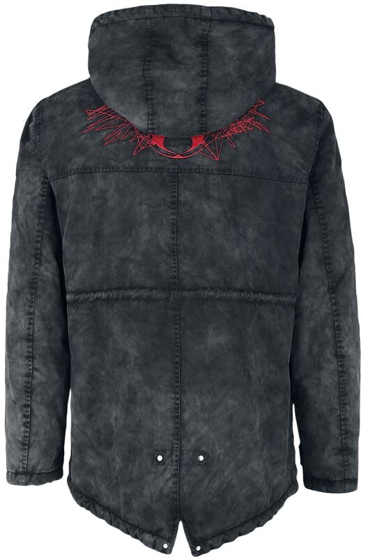 Gothicana By Emp "Assassin" Parka Black By Assassin's Creed