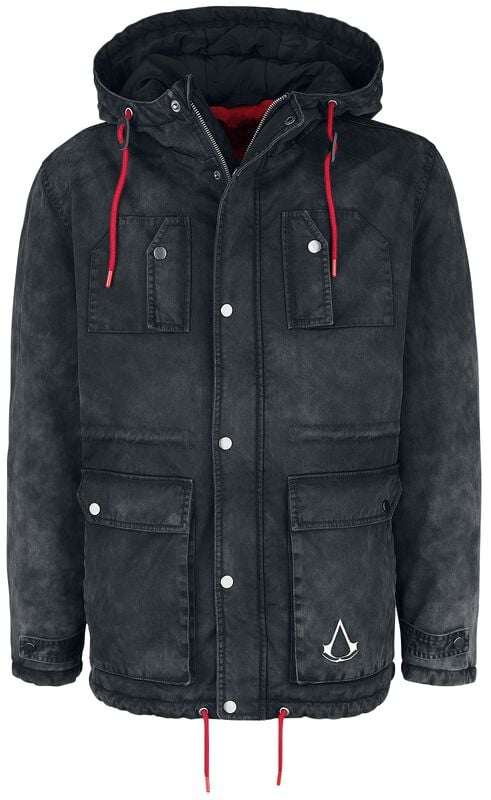 gothicana by emp "Assassin" Parka black by Assassin's Creed