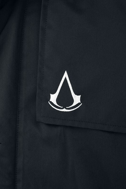 Gothicana By Emp "Assassin’s Creed X Musterbrand - Logo" Between-seasons Jacket Black By Assassin's Creed