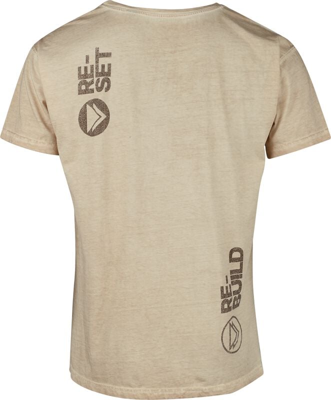 Gothicana By Emp "Avalanche" T-Shirt Beige By The Ghost Inside
