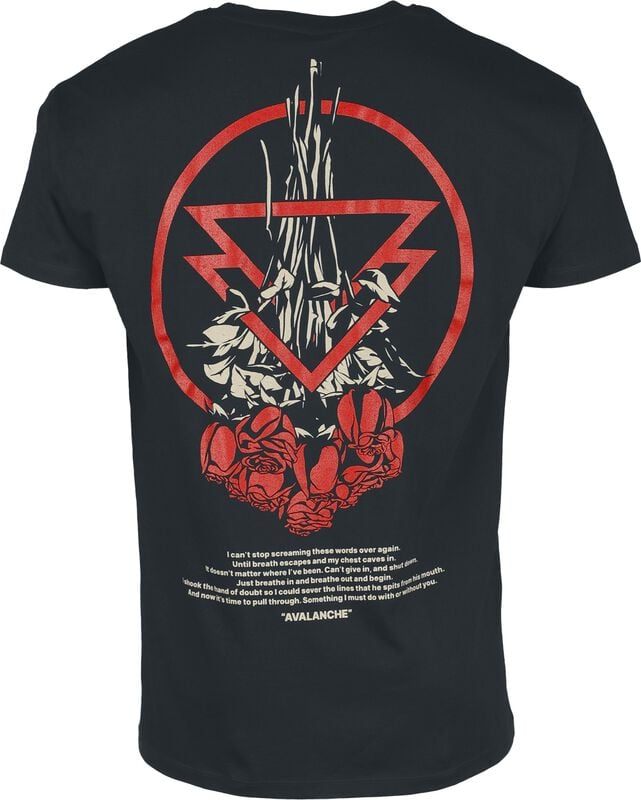 Gothicana By Emp "Avalanche" T-Shirt Black By The Ghost Inside