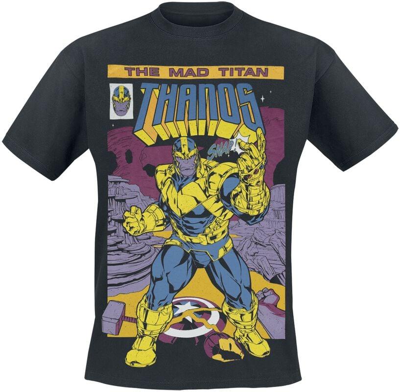 gothicana by emp "Avengers - Thanos Cover" T-Shirt black by Marvel Comics