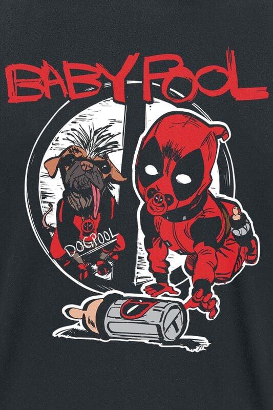 Gothicana By Emp "Babypool - I Need A Drink" T-Shirt Black By Deadpool