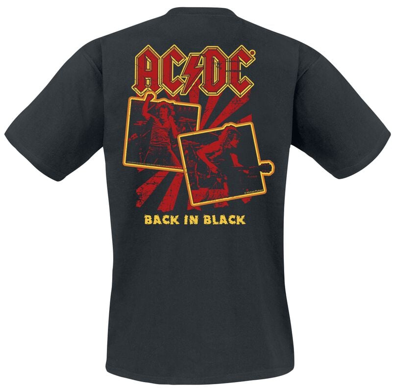 Gothicana By Emp "Back In Black" T-Shirt Black By AC/DC
