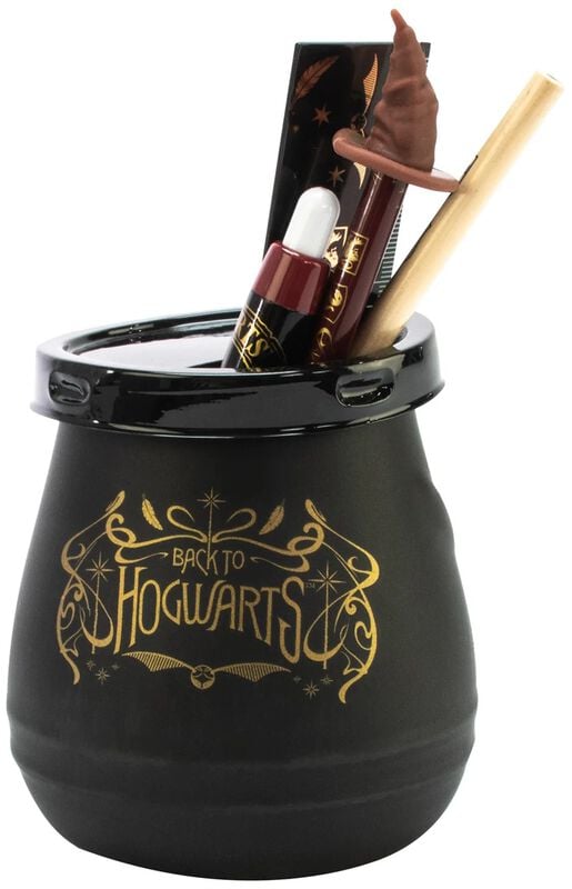 gothicana by emp "Back to Hogwarts - Cauldron table decoration" Table Decoration black-gold by Harry Potter