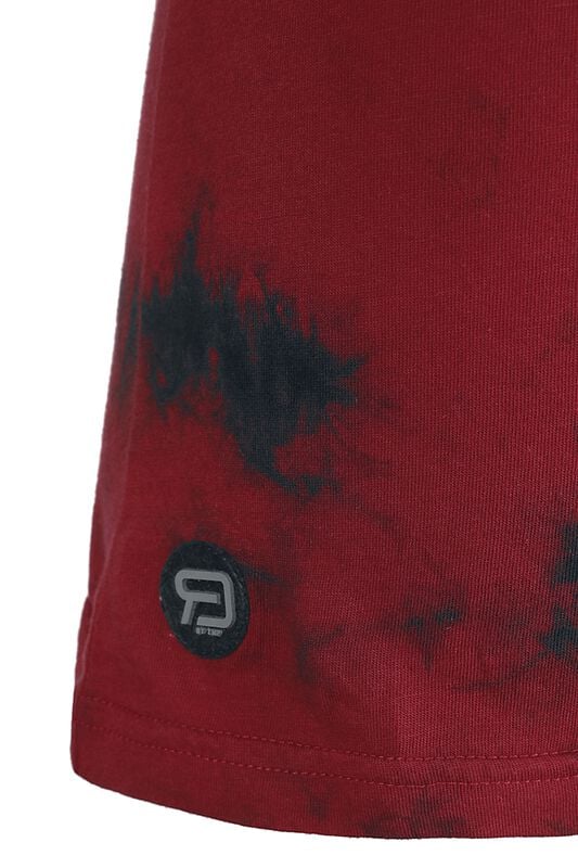 Gothicana By Emp "Back To The Beginning Again" Top Burgundy By RED By EMP