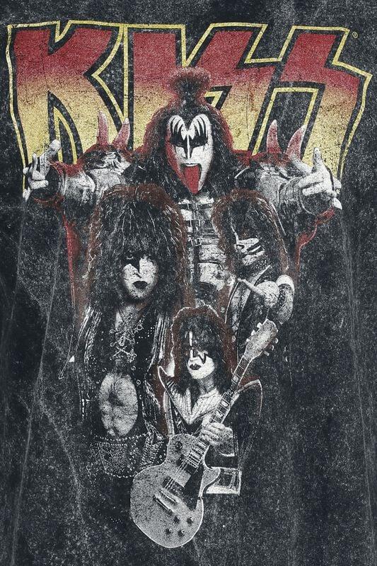 Gothicana By Emp "Band Photo" T-Shirt Anthracite By Kiss