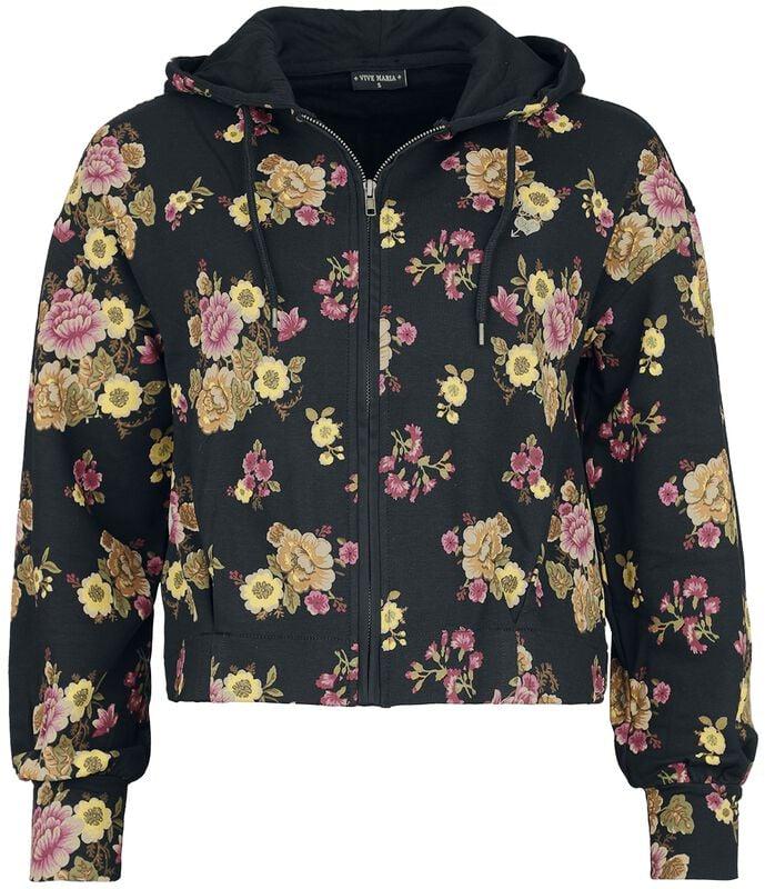 gothicana by emp "Barock Hoodie Jacket" Hoodie Jacket multicolour by Vive Maria