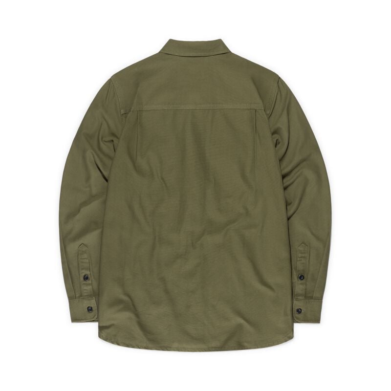 Gothicana By Emp "Baron Shirt" Longsleeve Olive By Vintage Industries