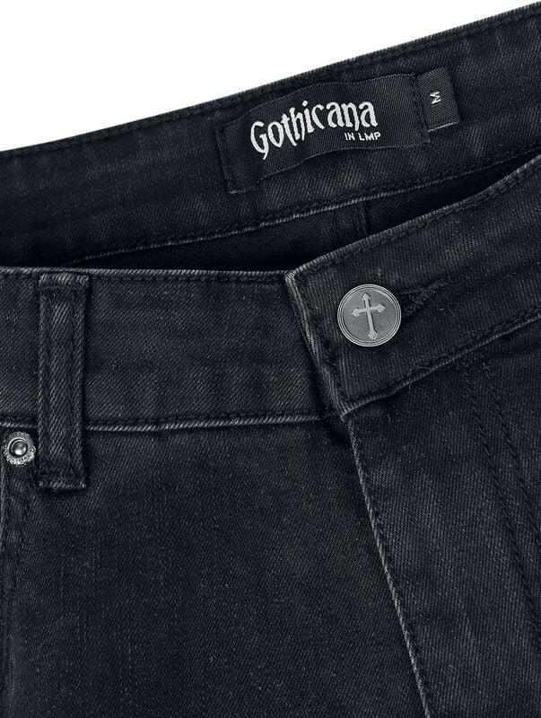 Gothicana By Emp "Basic Shorts" Shorts Black By Gothicana By EMP