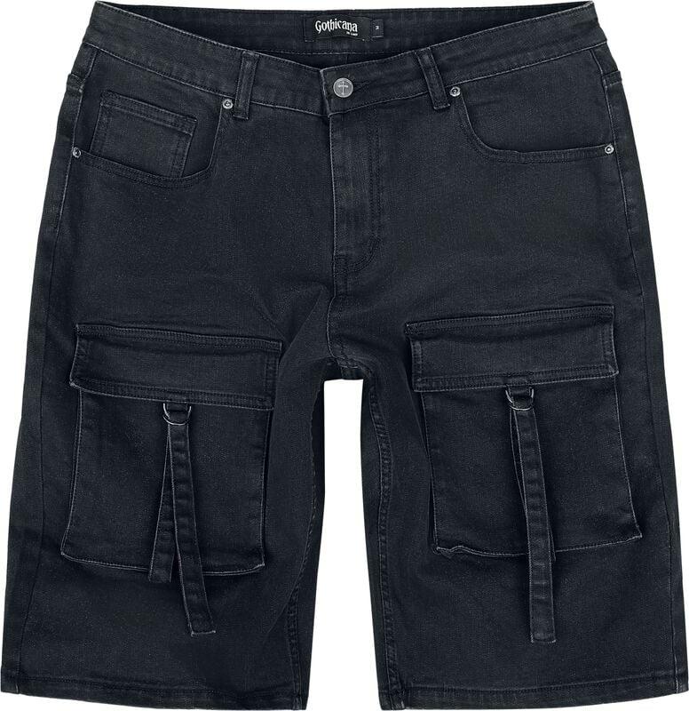 gothicana by emp "Basic Shorts" Shorts black by Gothicana by EMP