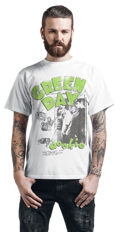 Gothicana By Emp "Basket Case Photo" T-Shirt White By Green Day