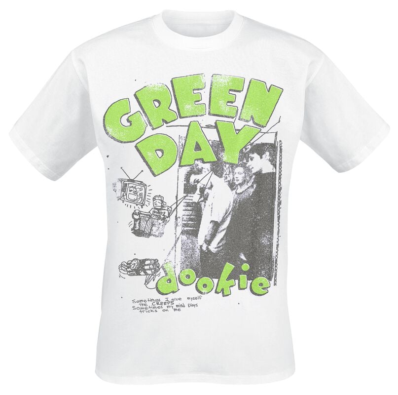 gothicana by emp "Basket Case Photo" T-Shirt white by Green Day