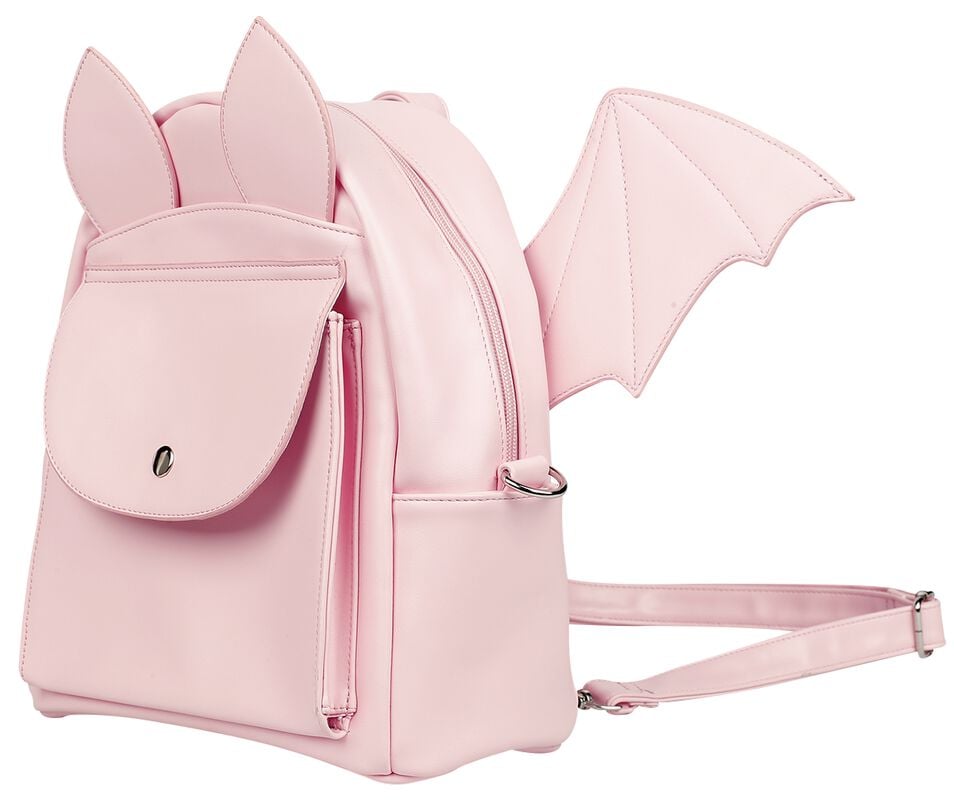 gothicana by emp "Bat" Mini backpacks pink by Banned Alternative