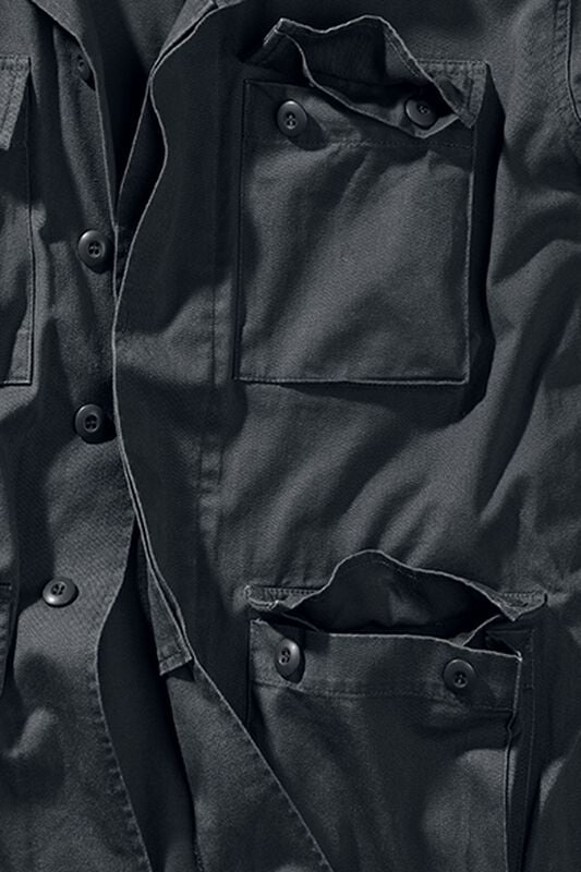 Gothicana By Emp "BDU Twill Jacket" Between-seasons Jacket Black By Brandit