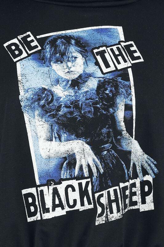 Gothicana By Emp "Be The Black Sheep" Sweatshirt Black By Wednesday