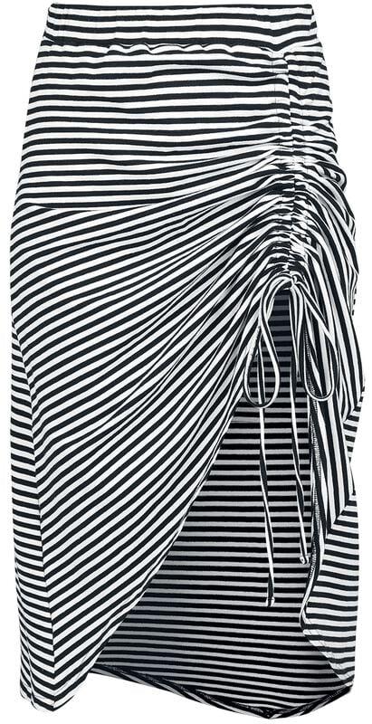 gothicana by emp "Beach Breeze Skirt" Midi Skirt black-white by Banned Retro