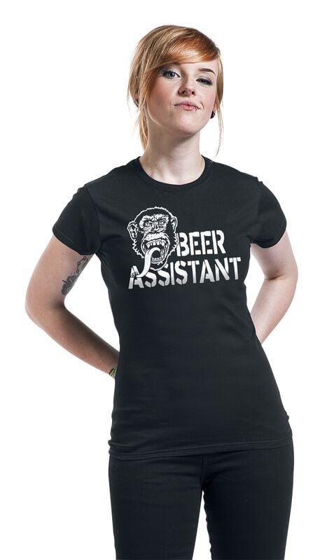 Gothicana By Emp "Beer Assistant" T-Shirt Black By Gas Monkey Garage