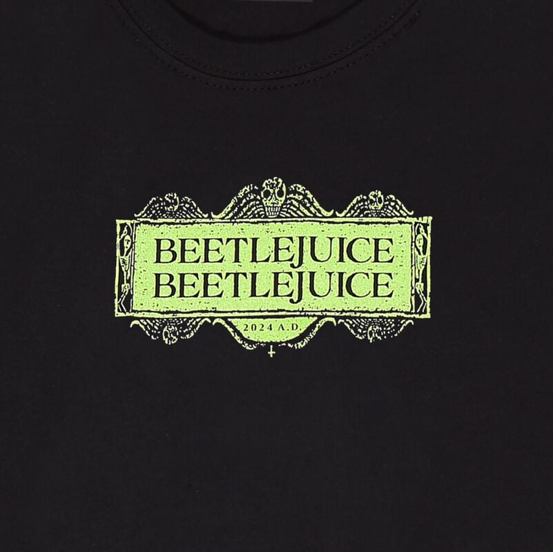 Gothicana By Emp "Beetlejuice 2 - Bio Exorcist" T-Shirt Black By Beetlejuice