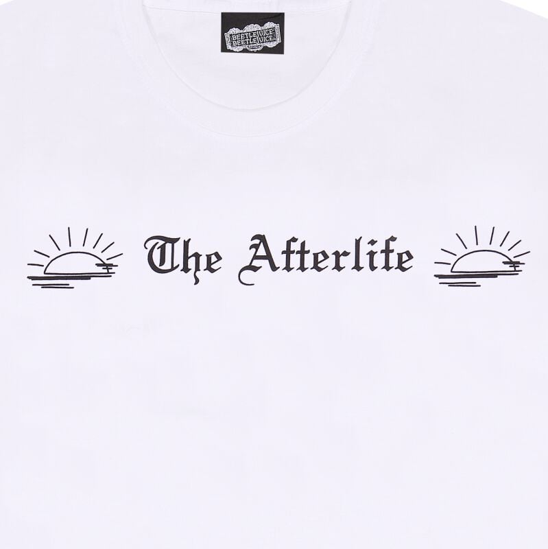 Gothicana By Emp "Beetlejuice 2 - The Afterlife" T-Shirt White By Beetlejuice