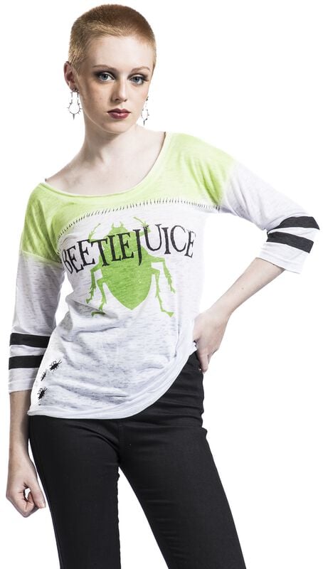 Gothicana By Emp "Beetlejuice" Long-sleeve Shirt Multicolour By Beetlejuice