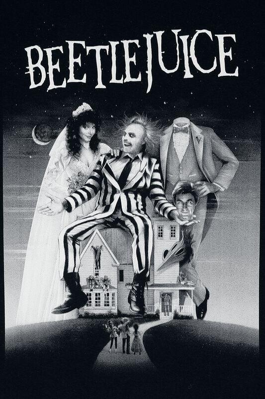 Gothicana By Emp "Beetlejuice" T-Shirt Black By Beetlejuice