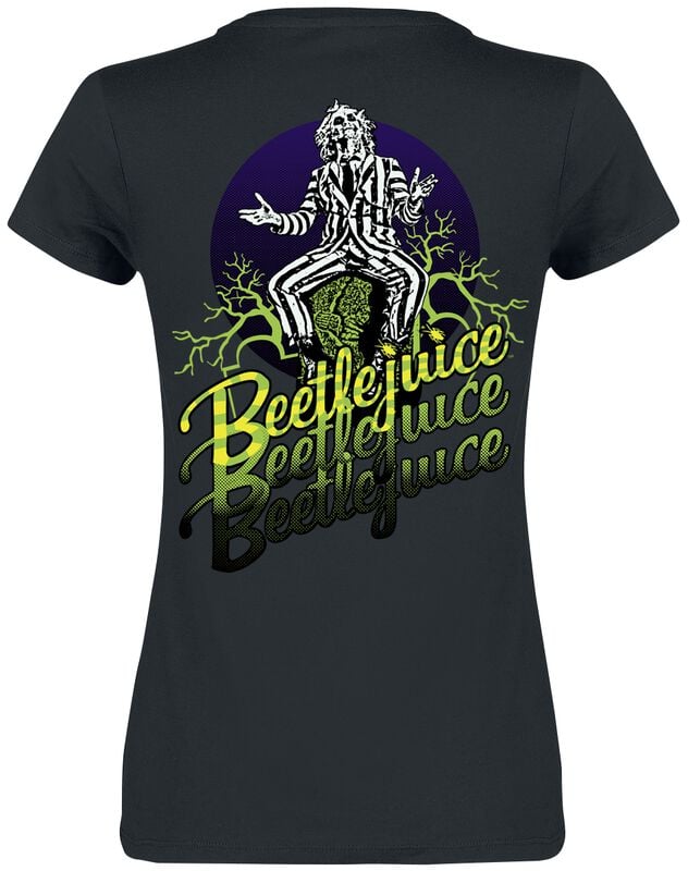 Gothicana By Emp "Beetlejuice" T-Shirt Black By Beetlejuice