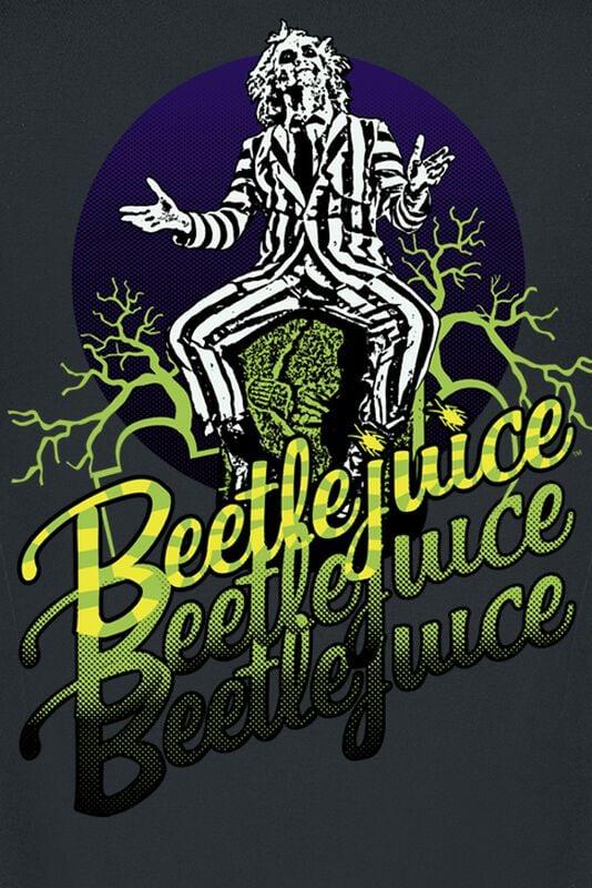 Gothicana By Emp "Beetlejuice" T-Shirt Black By Beetlejuice