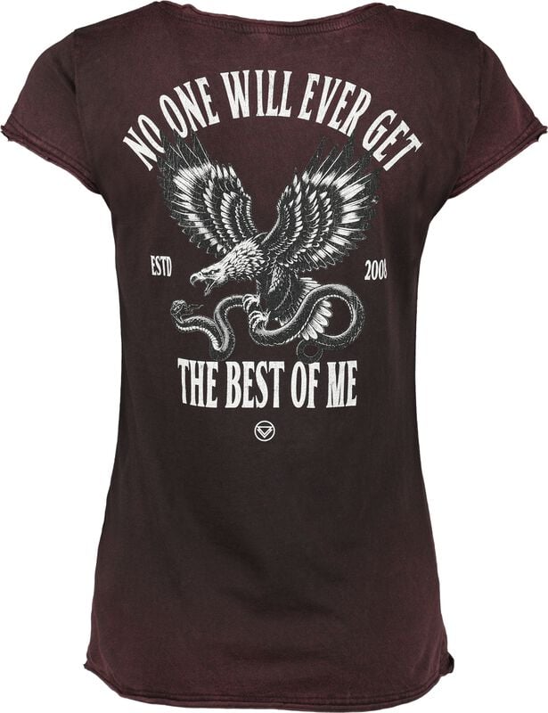 Gothicana By Emp "Best Of Me" T-Shirt Wine Red By The Ghost Inside