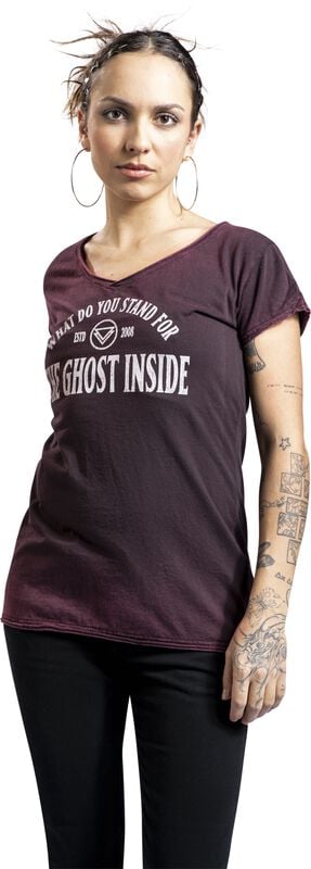 Gothicana By Emp "Best Of Me" T-Shirt Wine Red By The Ghost Inside