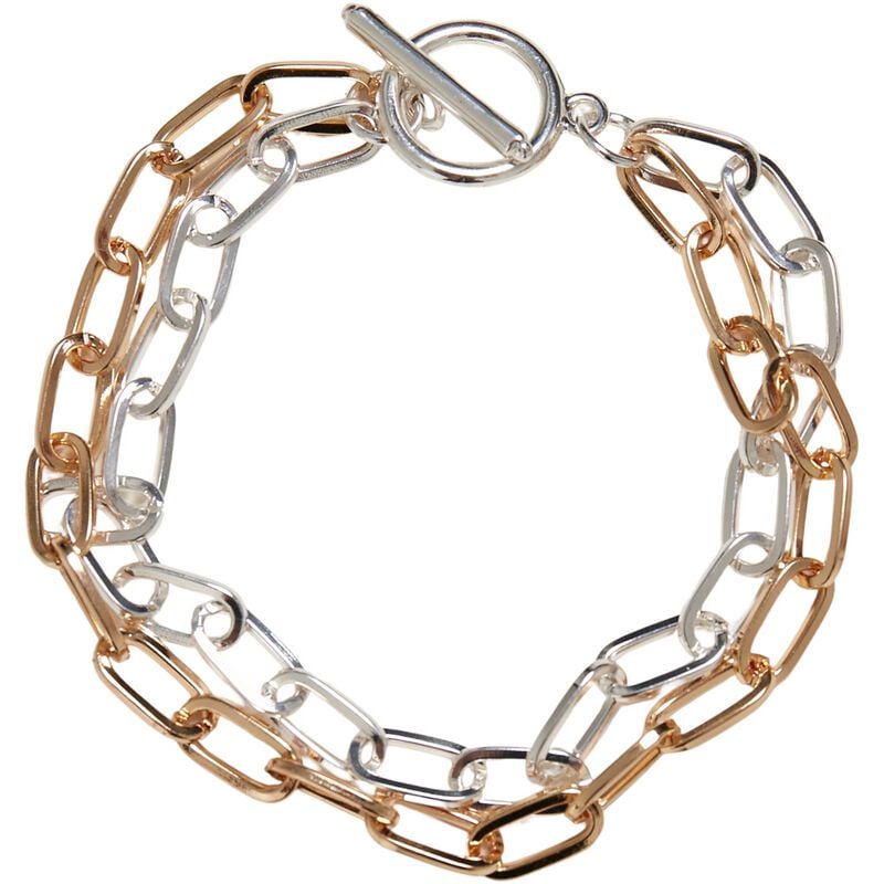 gothicana by emp "Bicolour Layering Bracelet" Bracelet gold-silver by Urban Classics