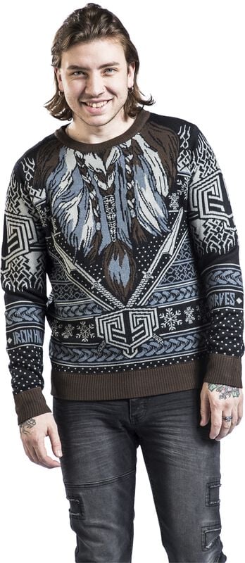 Gothicana By Emp "Bifur" Christmas Jumper Multicolour By The Hobbit