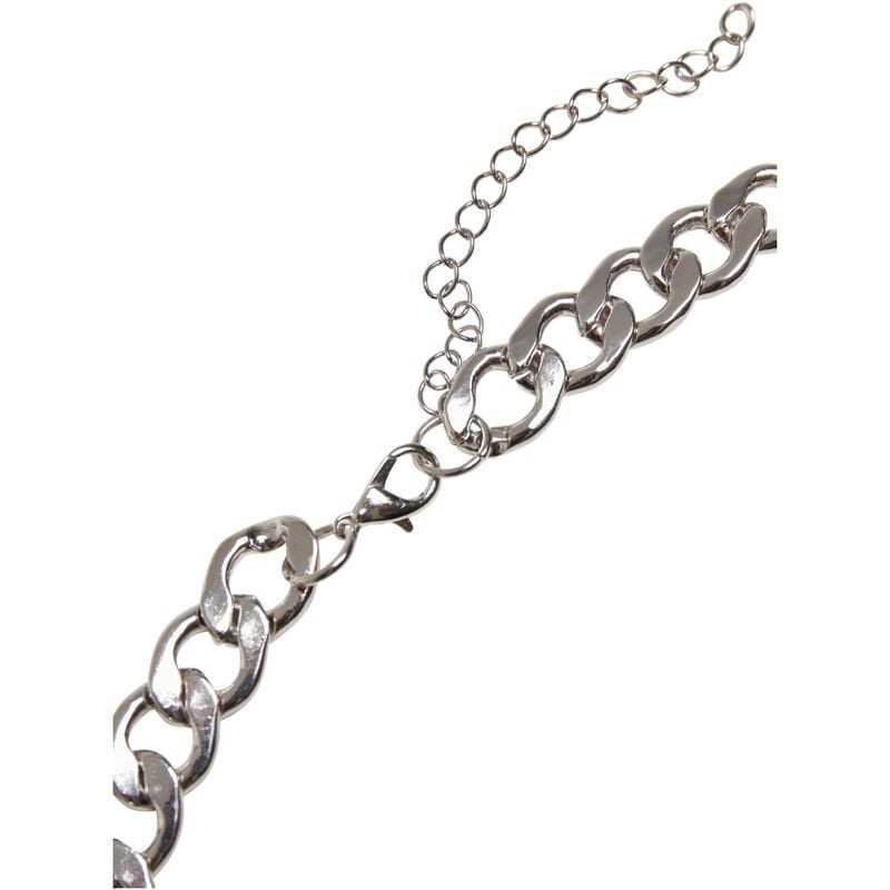 Gothicana By Emp "Big Chain Necklace" Necklace Silver-coloured By Urban Classics