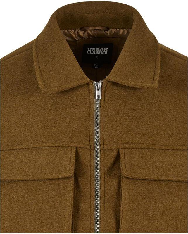 Gothicana By Emp "Big Pocket Bomber Jacket" Between-seasons Jacket Olive By Urban Classics