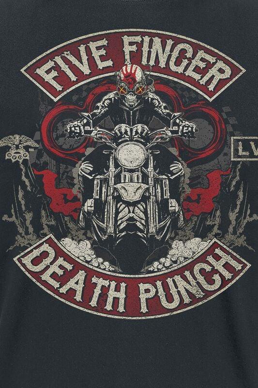 Gothicana By Emp "Biker Skully" T-Shirt Black By Five Finger Death Punch
