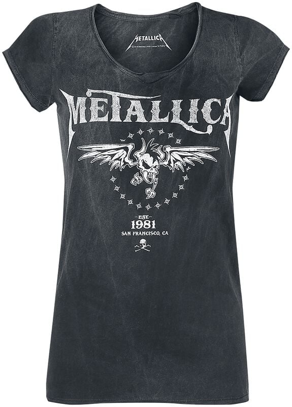 gothicana by emp "Biker" T-Shirt black-grey by Metallica