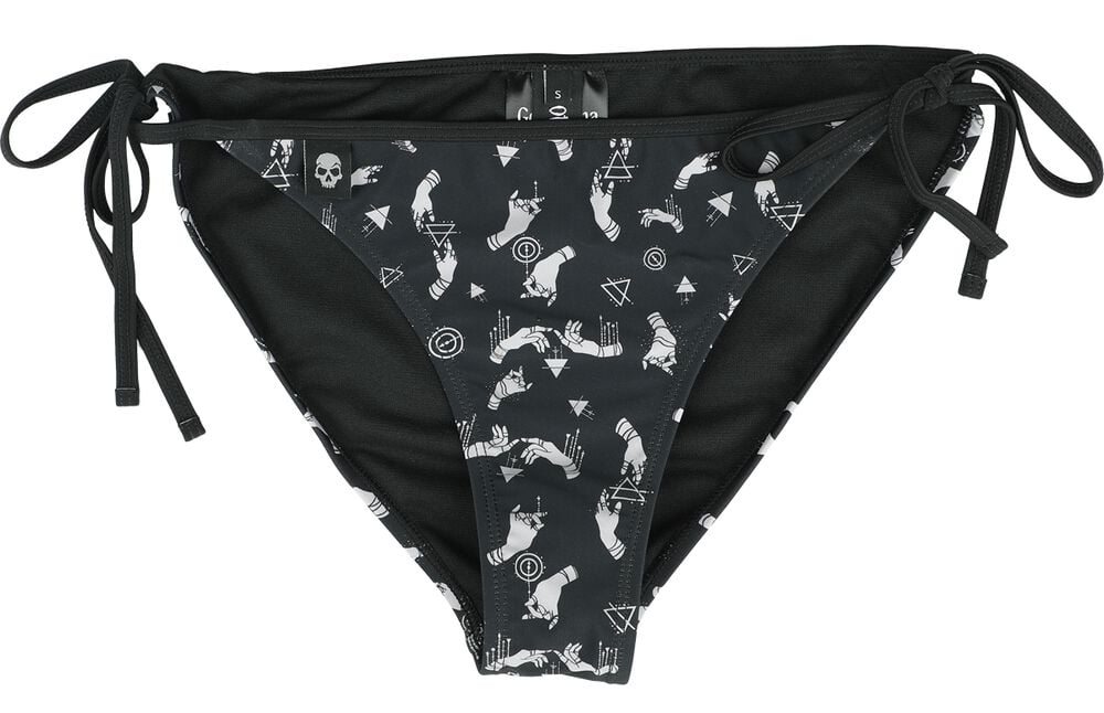 gothicana by emp "Bikini Bottom with mystical print" Bikini Bottom black by Gothicana by EMP