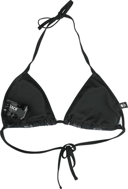 Gothicana By Emp "Bikini Top With Celtic Prints" Bikini Top Black By Black Premium By EMP
