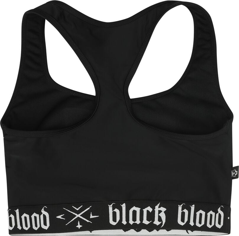 Gothicana By Emp "Bikini Top With Pentagram" Bikini Top Black By Black Blood By Gothicana