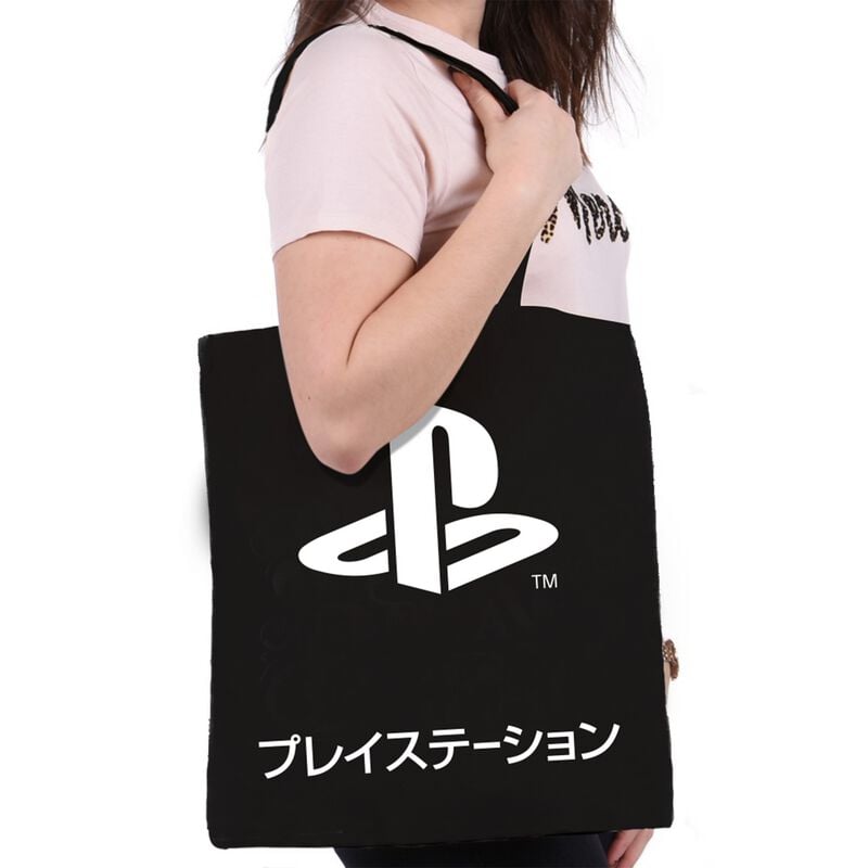 Gothicana By Emp "Black Katakana" Fabric Bag Multicolour By Playstation