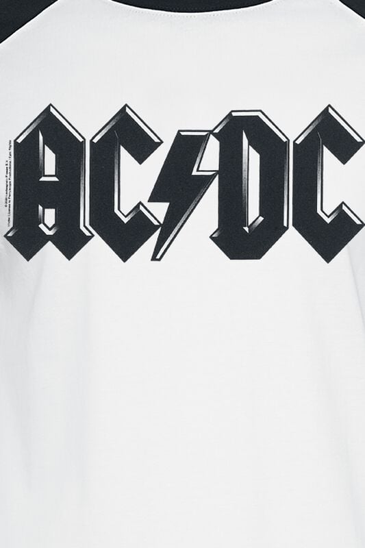 Gothicana By Emp "Black Logo" T-Shirt White-black By AC/DC