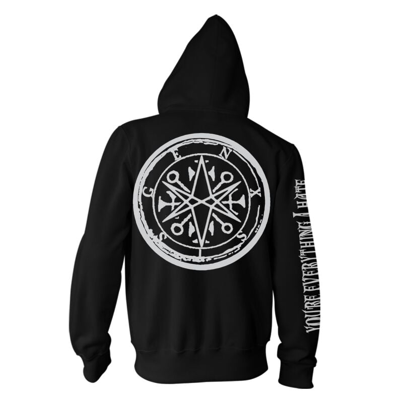 Gothicana By Emp "Black Metal Genexis" Hoodie Black By Bring Me The Horizon