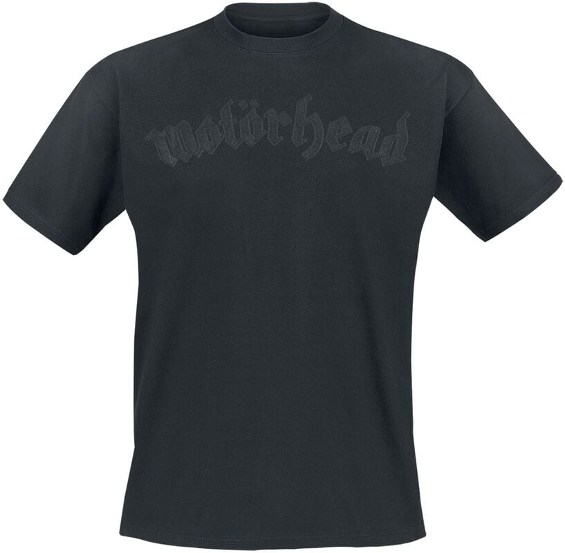 gothicana by emp "Black On Black Logo" T-Shirt black by Motörhead